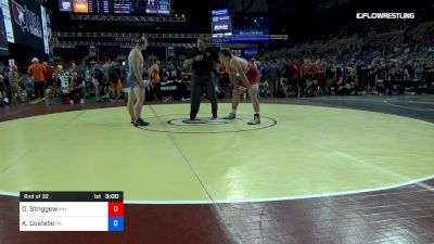 220 lbs Rnd Of 32 - Daniel Striggow, Minnesota vs Kyle Costello, Pennsylvania