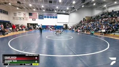 138 lbs 3rd Place Match - Colby Smith, Burns/Pine Bluffs vs Zander Tass, Buffalo