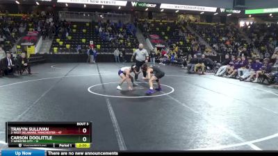 120 lbs Quarterfinal - Travyn Sullivan, 2-West Delaware, Manchester vs Carson Doolittle, 7-Webster City