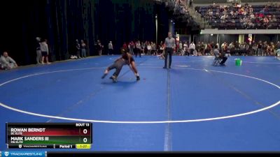 110 lbs Champ. Round 1 - Mark Sanders III, MN Elite vs Rowan Berndt, DC Elite