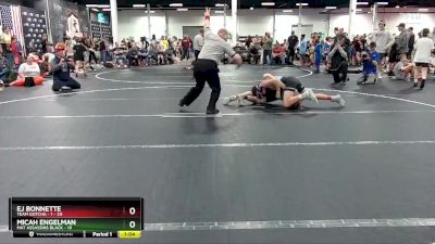 120 lbs Round 1 (8 Team) - EJ Bonnette, Team Gotcha - 1 vs Micah Engelman, Mat Assassins Black