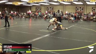 125 lbs Finals (8 Team) - Joey Cline, Death Squad vs LUCAS FYE, Keystone Crush