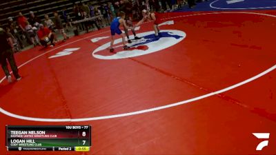 77 lbs Champ. Round 2 - Parker Nelson, Riverton USA Wrestling vs Nikolai Mysierowicz, Natrona Colts Wrestling Club