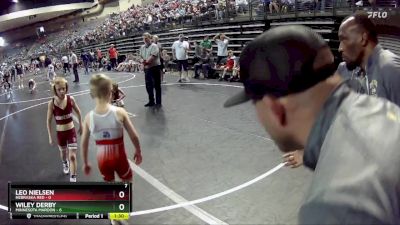 55 lbs Round 4 (6 Team) - Wiley Derby, Minnesota Maroon vs Leo Nielsen, Nebraska Red