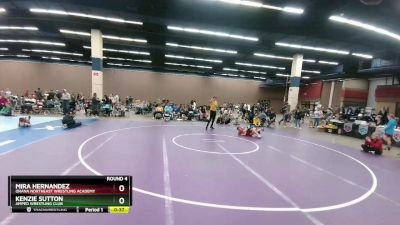 77-83 lbs Round 4 - Mira Hernandez, Ohana Northeast Wrestling Academy vs Kenzie Sutton, Amped Wrestling Club