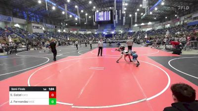 120 lbs Semifinal - Stetson Gabel, Eaton vs Josiah Fernandez, Widefield Wrestling Club