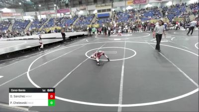 46 lbs Consolation - Dash Sanchez, Montrose Elite vs Peyton Chelewski, Colorado Outlaws