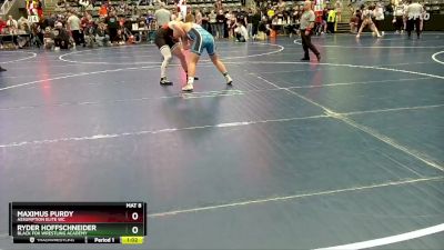 180 lbs Semifinal - Maximus Purdy, Assumption Elite WC vs Ryder Hoffschneider, Black Fox Wrestling Academy