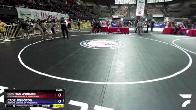 100 lbs Round 1 - Cristian Andrade, Edison High School Wrestling vs Cade Johnston, Revival School Of Wrestling