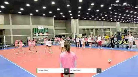 Union 16-3 vs United 16-3 - 2022 JVA World Challenge presented by Nike - Expo Only
