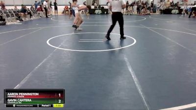 130 lbs Champ. Round 2 - Gavin Cantera, Louisville WC vs Aaron Pennington, Midwest Xtreme