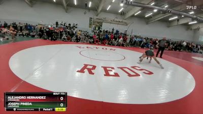 132 lbs Cons. Round 2 - Joseph Pineda, Lakewood vs Alejandro Hernandez, Strasburg