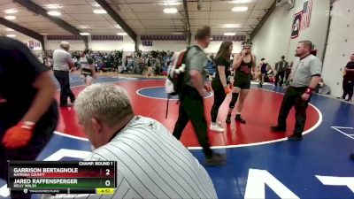 150 lbs Quarterfinal - Jared Raffensperger, Kelly Walsh vs Garrison Bertagnole, Natrona County