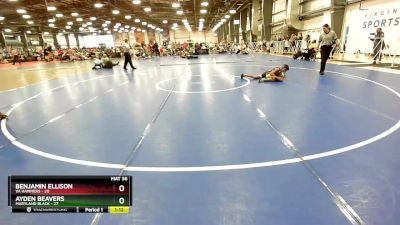 92 lbs Rd# 6- 9:00am Saturday Final Pool - Ayden Beavers, Maryland BLACK vs Benjamin Ellison, VA Hammers