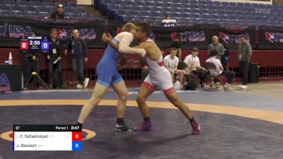 67 lbs Cons. Round 3 - Farrokh Safaeinejad, Florida vs Jeremy Bockert, Interior Grappling Academy