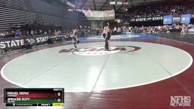 1B/2B 106 Champ. Round 1 - Miguel Depaz, Tonasket vs Spencer Duty, Selkirk