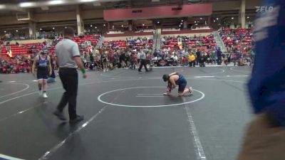 130 lbs Round 3 - Kai Evans, Hutchinson vs Brody Bloomer, WICHITA WRESTLING CLUB