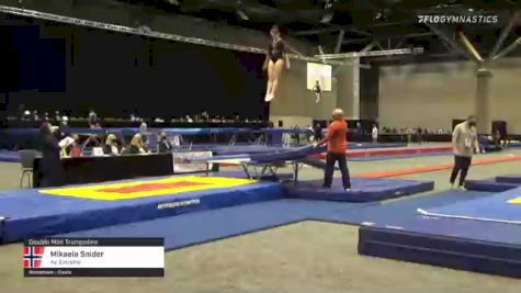Mikaela Snider - Double Mini Trampoline, Air Extreme - 2021 USA Gymnastics Championships