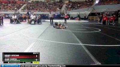 D1-106 lbs Cons. Semi - Henry Ofeciar, Tucson vs Gabe Garcia, Sandra Day OConnor Hs