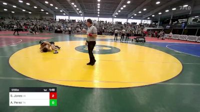 126 lbs Round Of 128 - Sawyer Jones, VA vs Adam Perez, TN