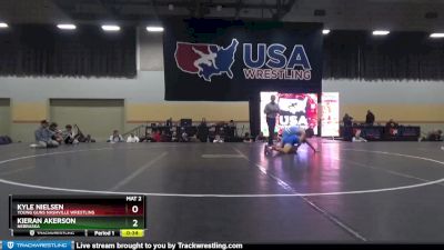 126 lbs Cons. Round 2 - Kyle Nielsen, Young Guns Nashville Wrestling vs Kieran Akerson, Nebraska