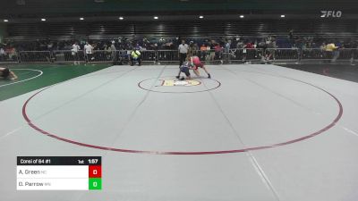 138 lbs Consi Of 64 #1 - Austin Green, NC vs Davis Parrow, MN