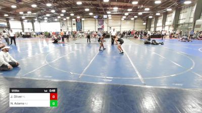 120 lbs Consi Of 16 #1 - Jack Oliver, FL vs Nicholas Adams, NJ