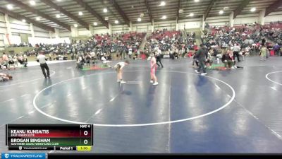 120 lbs Round 3 - Keanu Kunsaitis, East Idaho Elite vs Brogan Bingham, Southern Idaho Wrestling Club