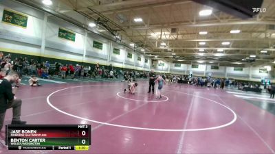 130 lbs 3rd Place Match - Jase Bonen, Mobridge AAU Wrestling vs Benton Carter, Wolsey/Wessington