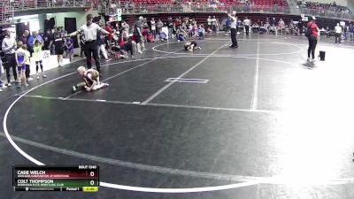 50 lbs 7th Place Match - Colt Thompson, Nebraska Elite Wrestling Club vs Cade Welch, Ashland-Greenwood Jr Wrestling