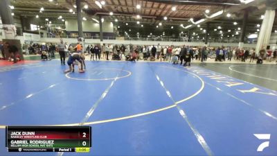 123 lbs Semifinal - Gabriel Rodriguez, Kellam High School Mat Rats vs Jack Dunn, Rakoczy Wrestling Club