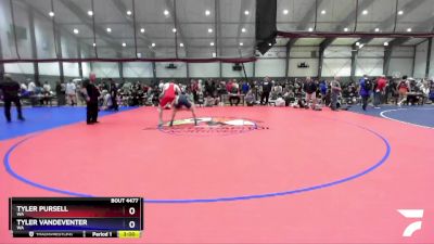 157 lbs Cons. Round 3 - Tyler Pursell, WA vs Tyler Vandeventer, WA