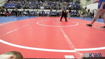 46 lbs Round Of 16 - Jackson Warden, Jay Wrestling Club vs Hendrix Blevins, Vinita Kids Wrestling