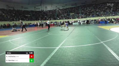 161 lbs Round Of 64 - Kaden Holladay, Wagoner vs Quinton Benitez, Chickasha Wrestling