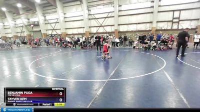 59 lbs Semifinal - Benjamin Puga, Top Of Utah vs Tayven Kem, Ravage Wrestling Club