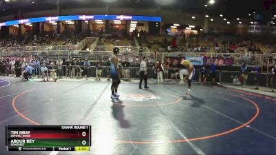 1A 285 lbs Champ. Round 1 - Abdur Bey, Somerset vs Tim Gray, Crystal River