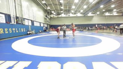 285 lbs Consi Of 16 #2 - Bruce Clark, Bridgewater vs Zach Brown, Norwich