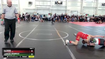 84 lbs Round 4 (6 Team) - AJ Pifer, Roughhouse vs Landon Newbold, Wrestling Mill