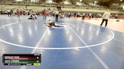 100 lbs Cons. Round 4 - Davis Cornine, Sedalia Youth Wrestling Club-AAA vs Kingsley Ross, Carl Junction Take Down Club-AAA