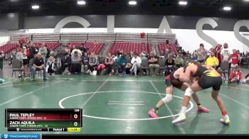 139 lbs Round 1 (8 Team) - Paul Tepley, Junior Terps Xpress (MY) vs Zach Aquila, Junior Terps Xtreme (MY)