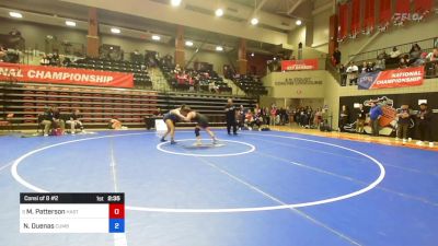 191 lbs Consi Of 8 #2 - Marissa Patterson, Hastings (Neb.) vs Naomi Duenas, Cumberlands (Ky.)