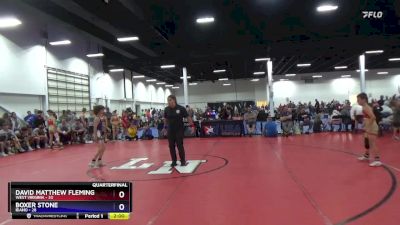 71 lbs Quarters & 1st Wb (16 Team) - David Matthew Fleming, West Virginia vs Boxer Stone, Idaho