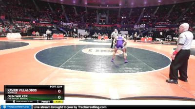 2A 120 lbs Cons. Round 2 - Xavier Villalobos, Rochelle vs Olin Walker, Chicago (St. Patrick)