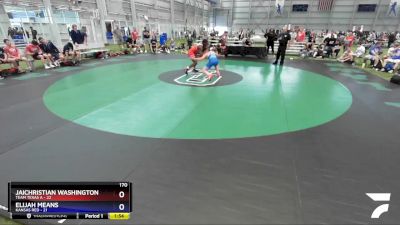 170 lbs Placement Matches (8 Team) - JaiChristian Washington, Team Texas A vs Elijah Means, Kansas Red