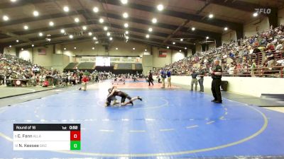 91 lbs Round Of 16 - Colin Fann, Allatoona Youth Wrestling Club vs Nolan Keesee, Grizzly Wrestling Club