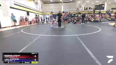 148 lbs Round 4 (6 Team) - Madison Cooley, Fierce & Scrappy vs Laila Hustoles, Lady Reapers