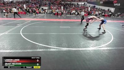 150 lbs Quarterfinal - Landon Lange, Luxemburg-Casco vs Grant Melichar, Port Piranhas