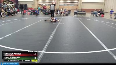 44 lbs Quarterfinal - Easton Roberts, Richlands Wrestling vs Kingston Archey, Higher Calling