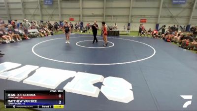 160 lbs 4th Wrestleback (16 Team) - Jean-luc Guerra, Team Idaho vs Matthew Van Sice, Team Virginia