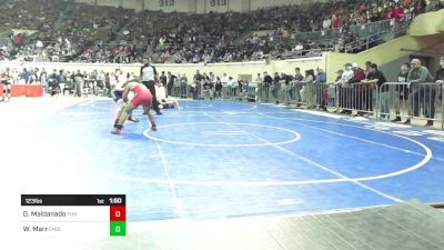 123 lbs Round Of 128 - Oryon Maldanado, Yukon vs William Marr, Enid Junior High